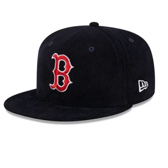 Boston Red Sox Throwback Corduroy 59FIFTY Fitted Cap - Picture 3 of 4